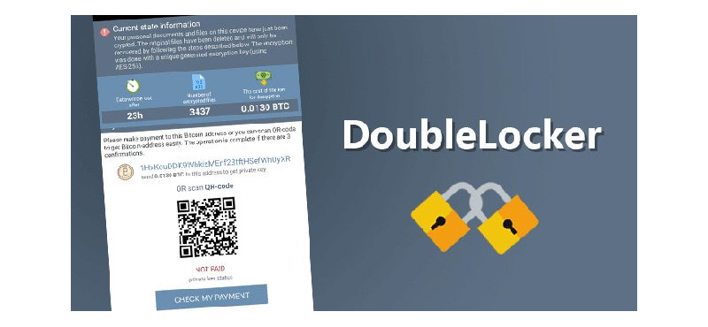 DoubleLocker - ransomware mới có khả năng mã hóa dữ liệu và thay đổi mã PIN thiết bị Android