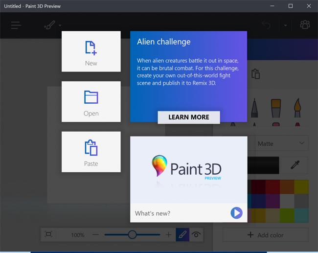 Paint 3D Windows 10