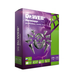 Dr.Web anti-virus. Delivery in box