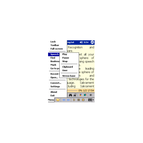 Speech Synthesizer for Pocket PC Sakrament Teller Eng Edition