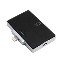 Smart card reader for iOS-devices with a connector Lightning