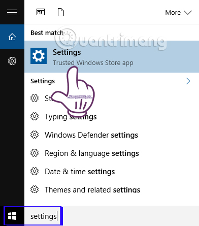 Lỗi không đặt được ứng dụng mặc định Windows 10