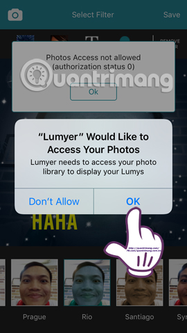 Lumyer chỉnh sửa ảnh 